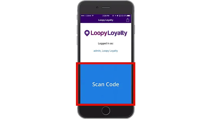 Loopy Loyalty digital loyalty card illustration