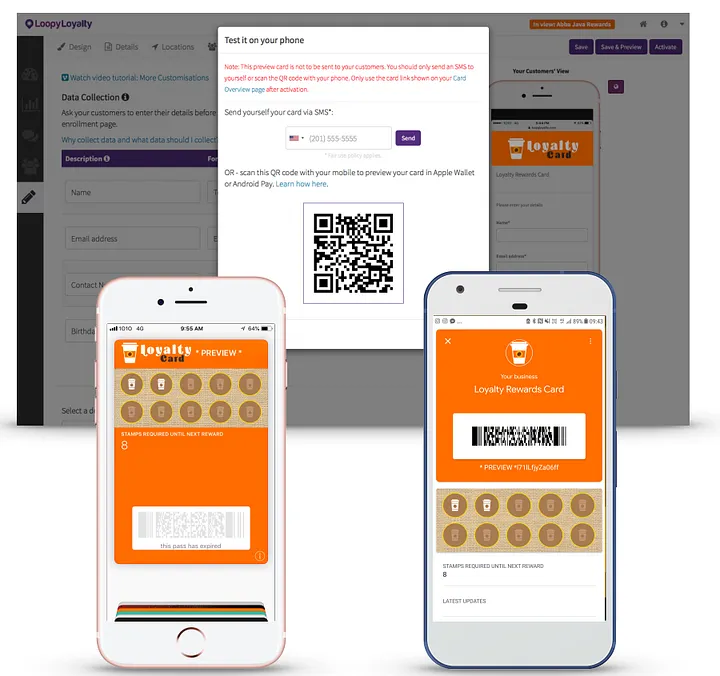 Save, preview, and activate