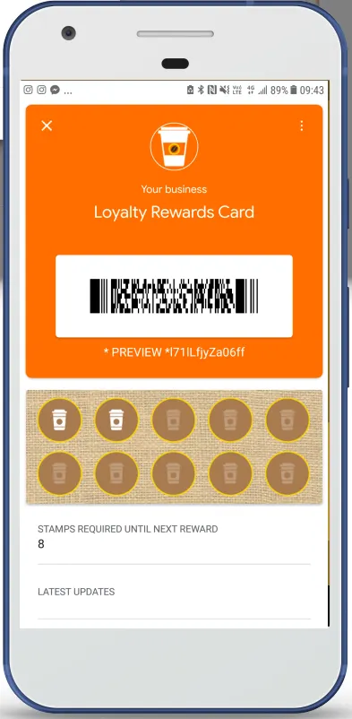 Loopy Loyalty digital loyalty card illustration