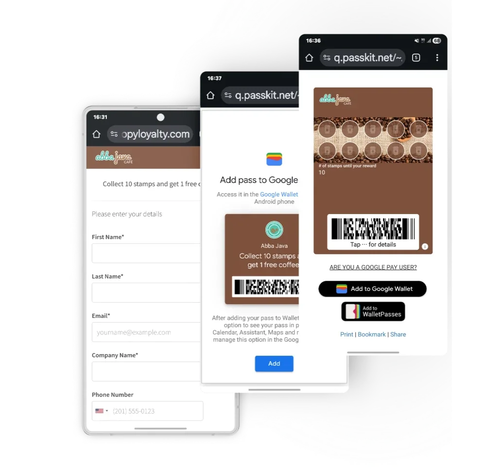 Customers Keep The Card In Apple Wallet Or Google Wallet