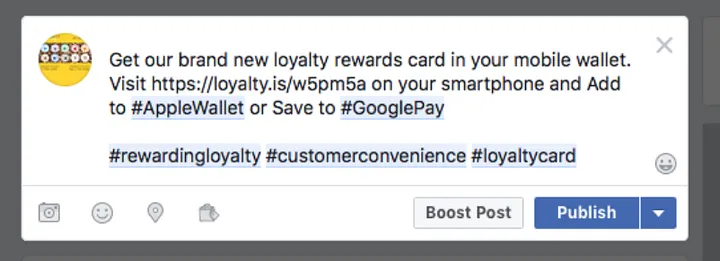 Loopy Loyalty digital loyalty card illustration