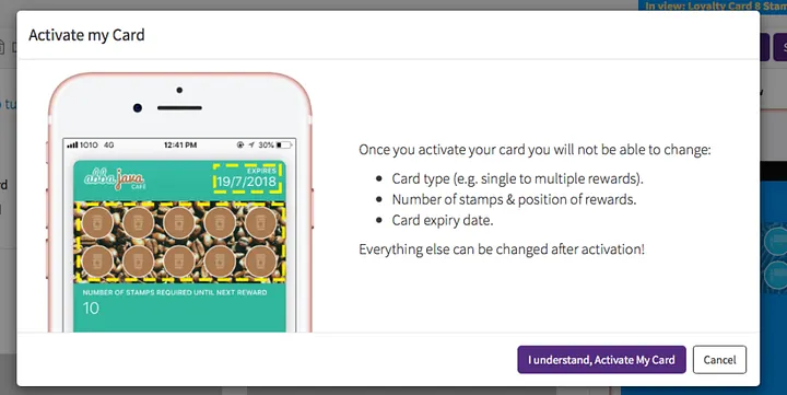 Loopy Loyalty digital loyalty card illustration