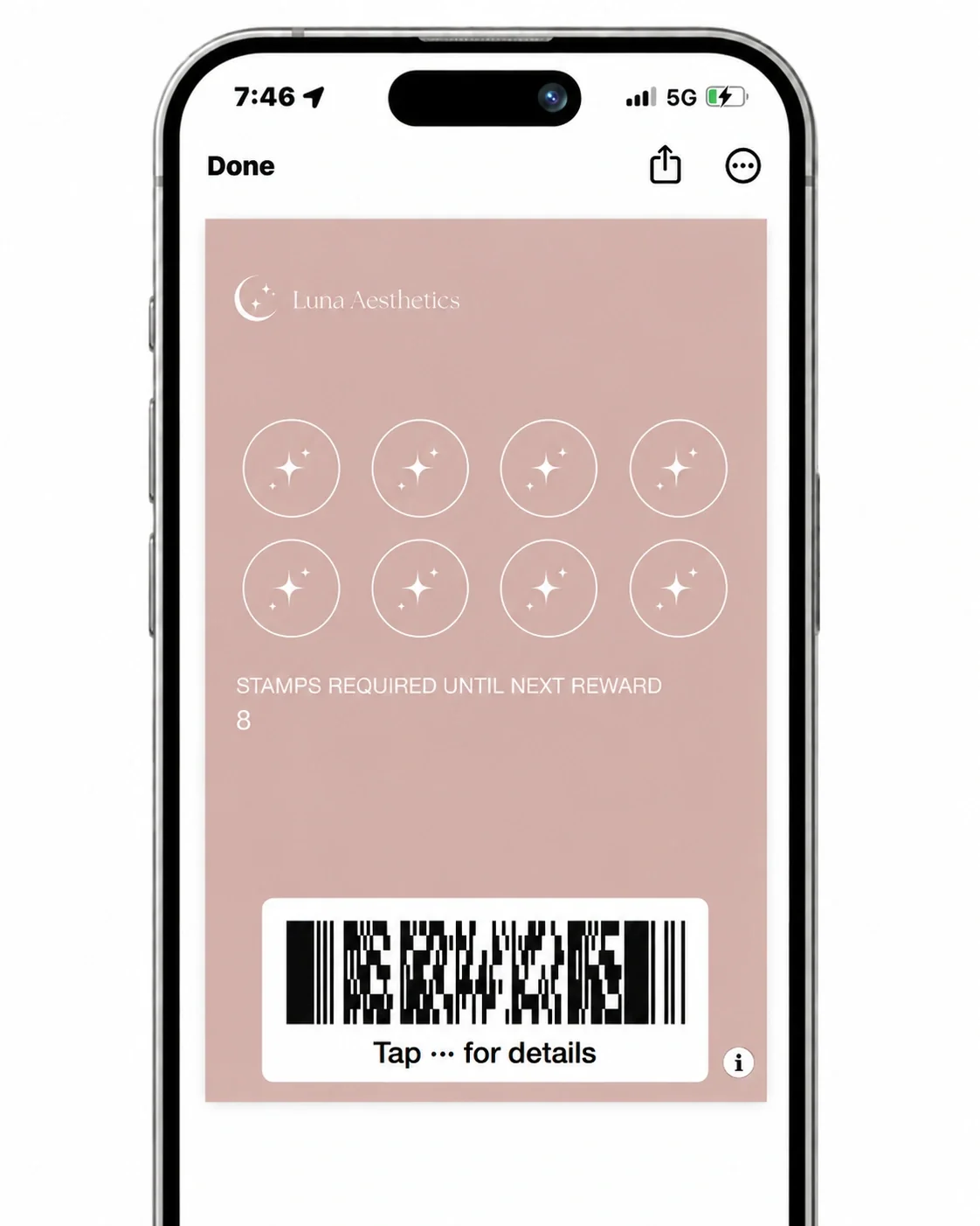 Digital Stamp Card for Med Spas