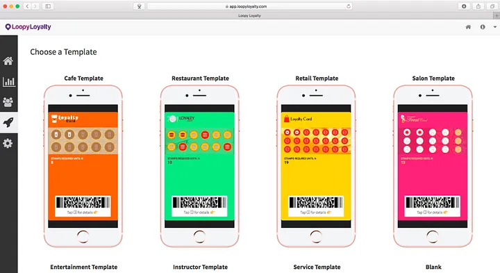 Create custom loyalty cards