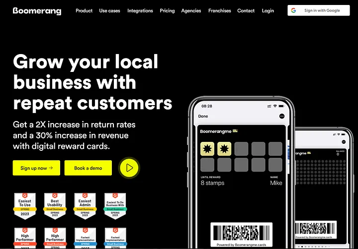 Loopy Loyalty digital loyalty card illustration