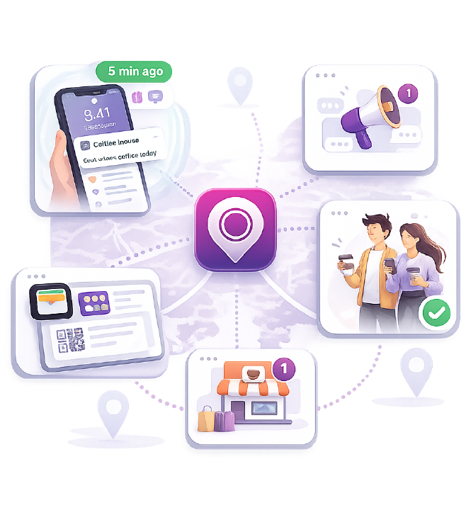 Locations Engage customer when they are nearby
