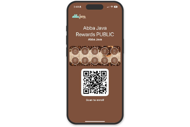 Loopy Loyalty QR Codes
              built in