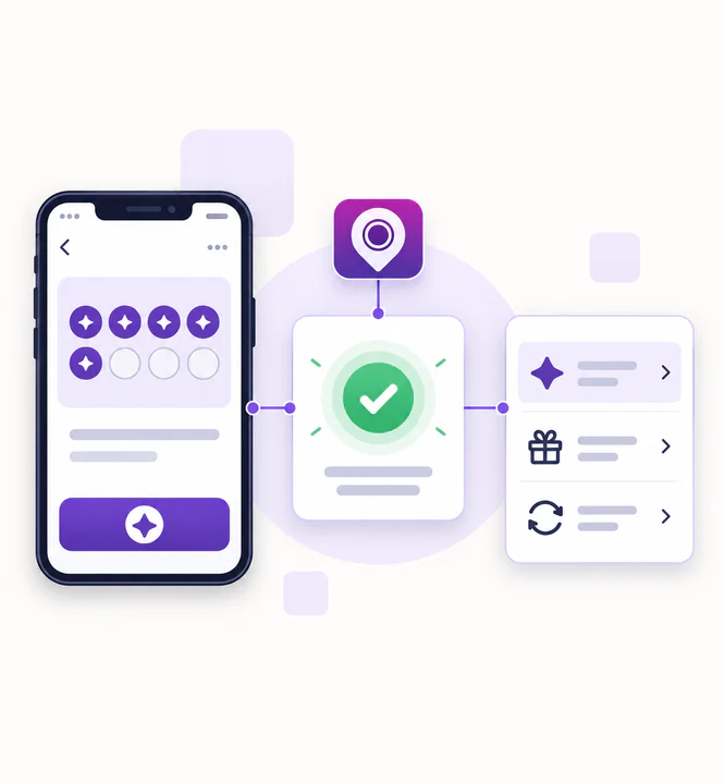 Stamper app issues stamps in seconds