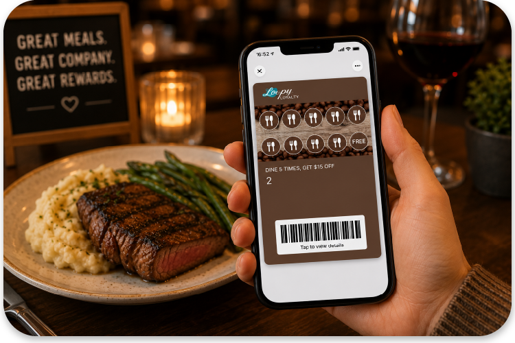 Loopy Loyalty Restaurants dine 5 times